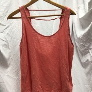 Prana Orange Sleeveless Tank Top